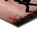 Geborsteld Alu-Dibond met goud-, zilver- & kopereffect - Coloured Rain - Banksy