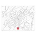 Póster Eintracht Frankfurt - Mapa del estadio
