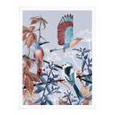 Póster Goed Blauw - Aves en invierno