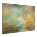Canvasbillede Turkis-gyldent lys ved havet - Schmucker