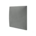 Polsterpaneel Mollis grau 30x30 cm