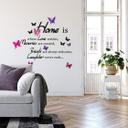 Wallsticker -  Home is where love resides