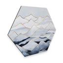 Hexagon Dibond Fredriksson - Mountains