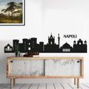 Muursticker Skyline Napoli