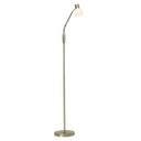 Stehleuchte Malou, gold, 140 x 22,5 cm, Glas Stehlampe