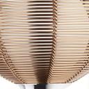 Wandleuchte Maxime, braun, 29,5 x 16 cm, Glas Wandlampe, dimmbar
