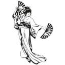 Geisha viftedans