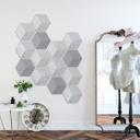 3D Hexagon Alu-Dibond - Marmor 04