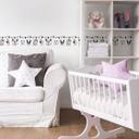 A.S. Création Lovely Kids Frise autocollante enfant - Rosé, Blanc