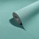 Ensfarvet tapet, non-woven vægbeklædning Novamur Jackie grøn