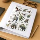Dinosaur-klistermærker