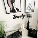 Letras acrílicas - Belleza