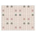 Azulejos Adhesivos Boho - círculos marrón pastel rojo marrón verde - lote de 12
