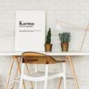 Plakat - Grammatik - karma