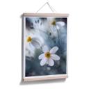 Póster Disher - La flor blanca