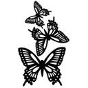 Sticker mural - Set papillons