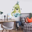 Sticker mural et horloge Kvilis - Crocodile