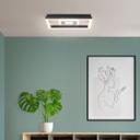 Deckenleuchte Aras, braun, 27,5 x 29,5 cm, Metall Lampe