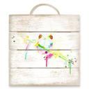 Cuadro de madera Buttafly - Rana - 40x41,5 cm