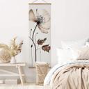 Tekstil plakat Dried Flowers in Cream - Treechild