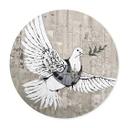 Póster Banksy - La paloma de la paz - Redondo