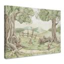 Lienzo familia ratón en el bosque - Kikki Belle