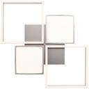 Deckenleuchte Yara, metallic, 6 x 51 cm, Metall Deckenlampe, dimmbar