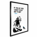 Plakat Banksy - If you get tired