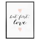Plakat - Confetti & Cream - But first love
