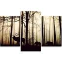 3 stykke lærred Print Skovhjort Dyr Natur