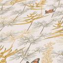 Papel pintado Floral con mariposas blanco amarillo - papel pintado no tejido flores y animales