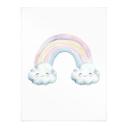 Póster para niños - La magia del arco iris en colores pastel