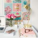 Zelfklevende Poster - Cupcake Collage