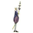 Leffler Wallsticker - Blomsterfe i september