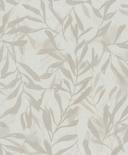 Ikke-vævet tapet i beige blade bladlook vintage blomstret natur 