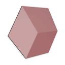3D Hexagon Alu-Dibond - Rød