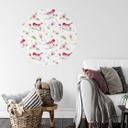 Sticker mural Kvilis - Gazouillis du printemps - Rond