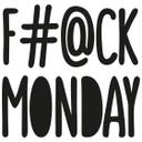 Wallsticker - F#@CK MONDAY