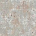 Papel pintado no tejido de aspecto vintage con diseño patinado - beige y marrón óxido para un estilo shabby chic