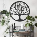 MDF - Decoración en madera árbol de la vida - Redondo
