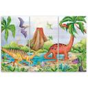 3-delt lærredsprint, Dinosaurer ved søen