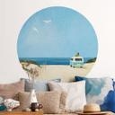 Vinilo decorativo Van Life - Vacaciones junto al mar - Rivers - Redondo