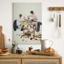 Leinwandbild Kurt Ard - Hier brennt was an... (1960) - 70x100 cm