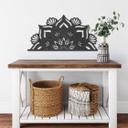 MDF - Decoración en madera - Mandala Floral Half