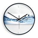 Horloge murale en verre - Water Flow 
