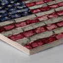 Hexagon Hout - Stars and Stripes