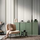 3D stribet tapet i beige hvid - non-woven tapet moderne - stue tapet