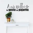 A cada nidito le gusta su pajarito.