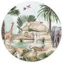 Fototapet - Rundt Kikki Belle - Jungle Paradise - vliesetapet/selvklæbende non-woven tapet