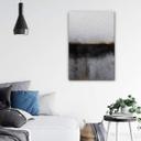 Tableau en alu-Dibond effet argenté Fredriksson - Suie et or